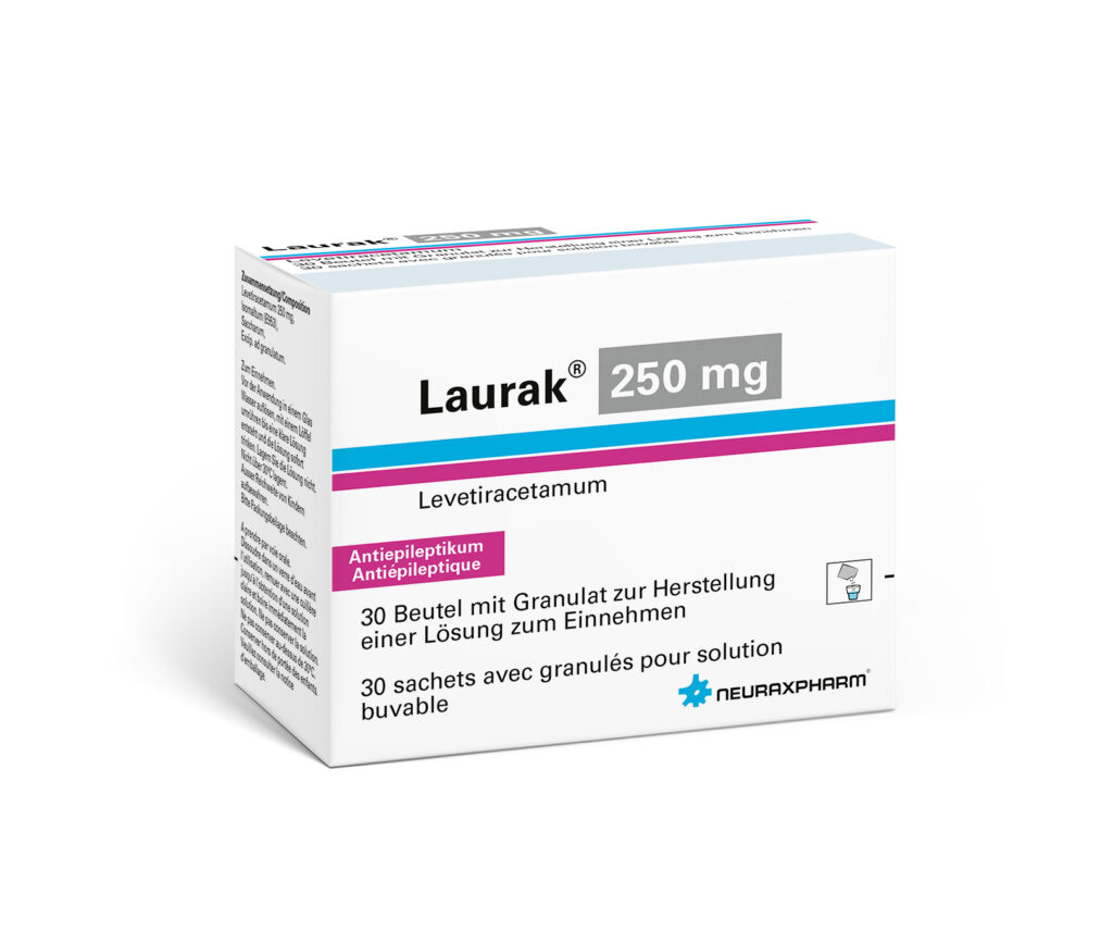 Laurak 250 mg Levetiracetamum antiepileptico